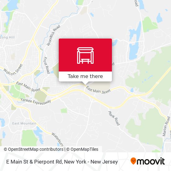Mapa de E Main St & Pierpont Rd