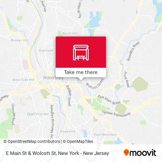 E Main St & Wolcott St map