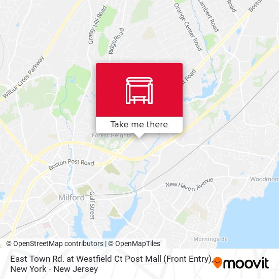 East Town Rd. at Westfield Ct Post Mall (Front Entry) map