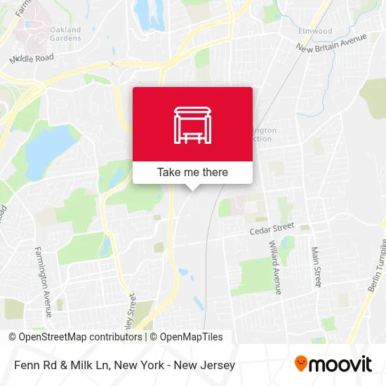 Fenn Rd & Milk Ln map