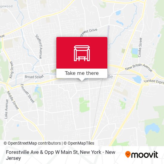 Forestville Ave & Opp W Main St map