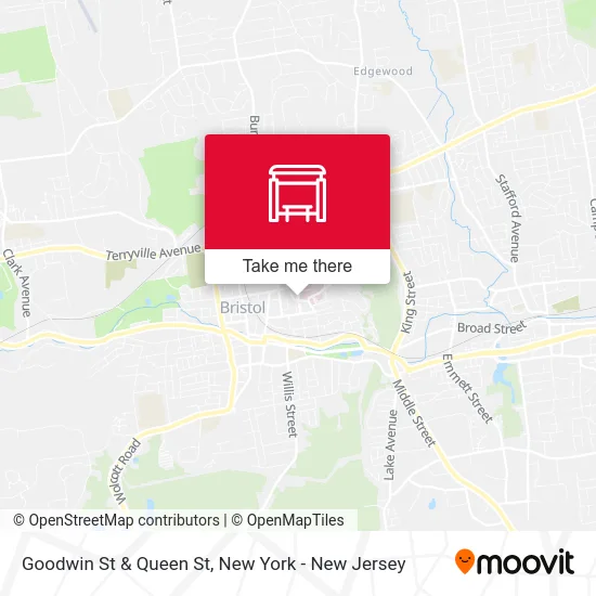 Goodwin St & Queen St map