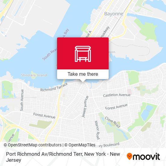 Port Richmond Av/Richmond Terr map