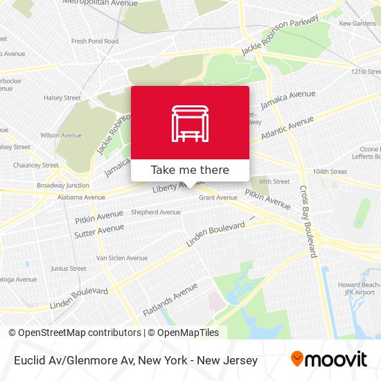 Mapa de Euclid Av/Glenmore Av