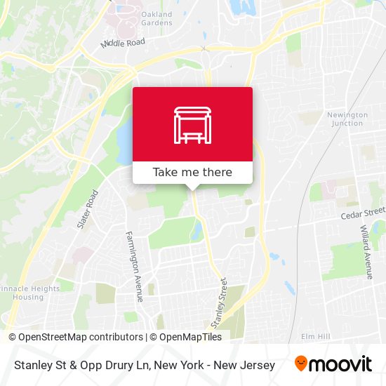 Mapa de Stanley St & Opp Drury Ln