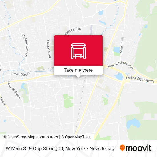 W Main St & Opp Strong Ct map