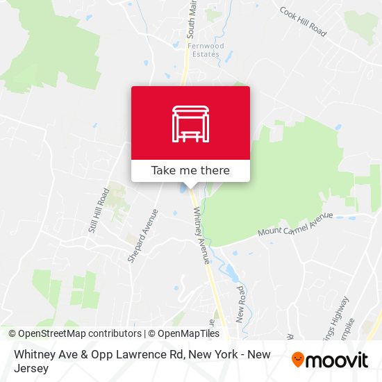 Mapa de Whitney Ave & Opp  Lawrence Rd