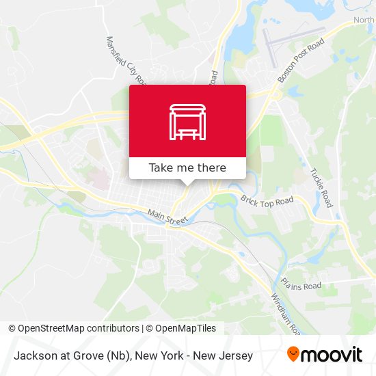 Jackson at Grove (Nb) map