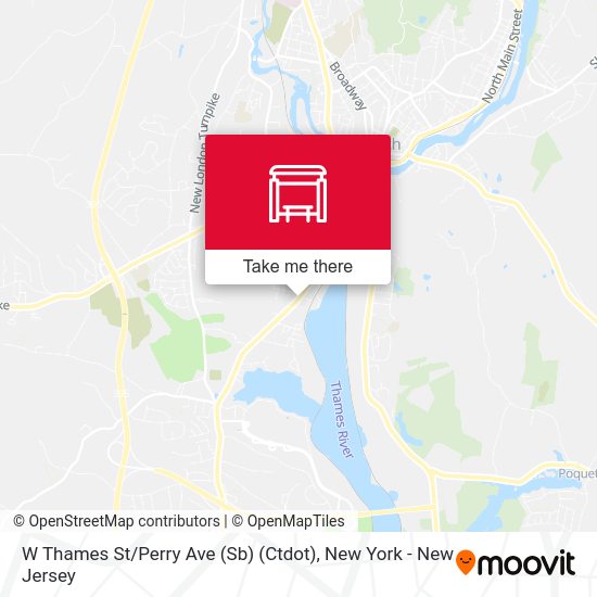 Mapa de W Thames St / Perry Ave (Sb) (Ctdot)