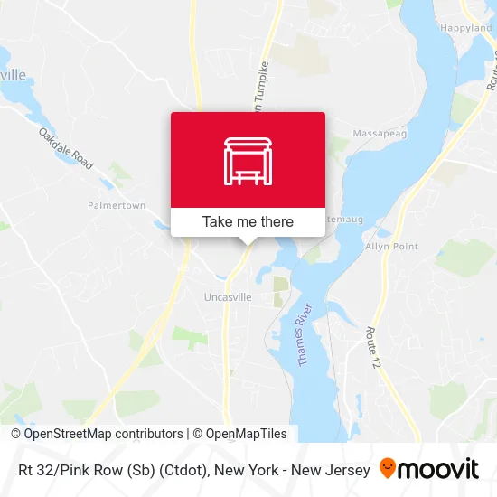 Rt 32/Pink Row (Sb) (Ctdot) map