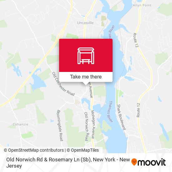 Old Norwich Rd & Rosemary Ln (Sb) map