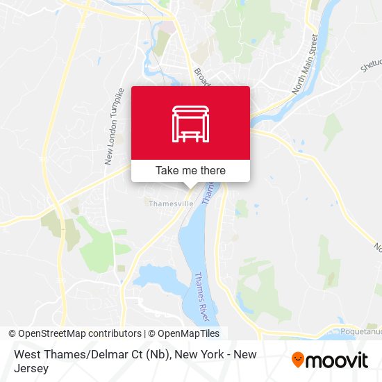 West Thames/Delmar Ct (Nb) map