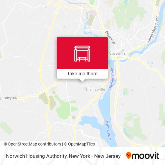 Norwich Housing Authority map