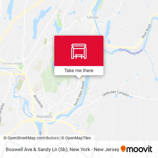 Boswell Ave & Sandy Ln (Sb) map