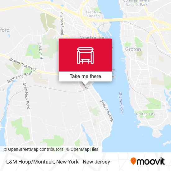 L&M Hosp/Montauk map