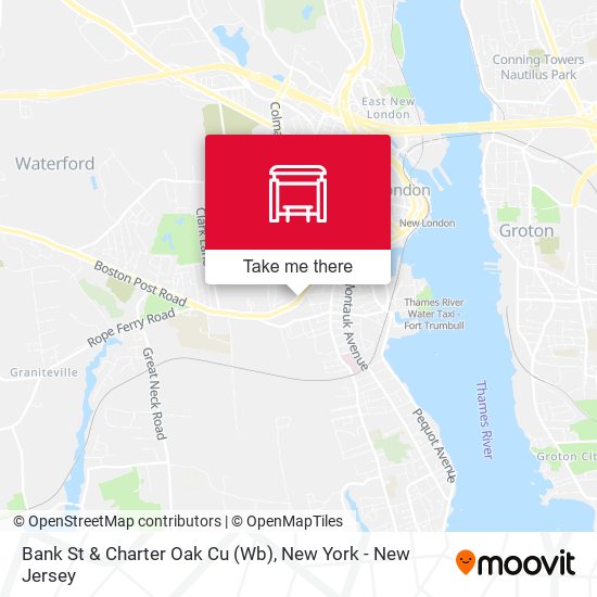 Mapa de Bank St & Charter Oak Cu (Wb)