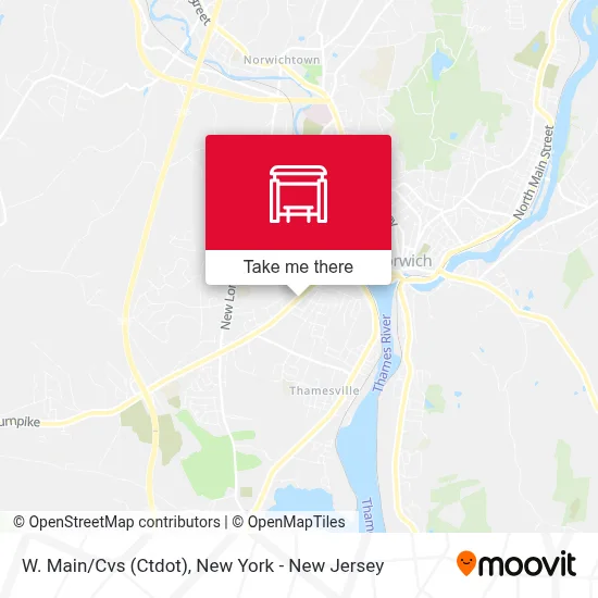 W. Main/Cvs (Ctdot) map