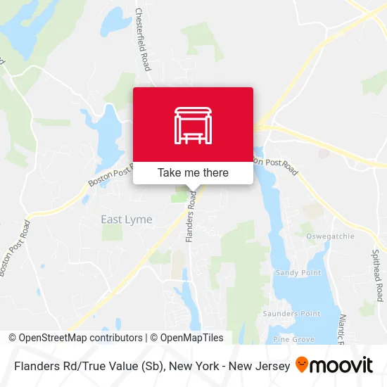 Flanders Rd/True Value (Sb) map