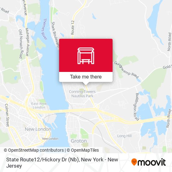 State Route12/Hickory Dr (Nb) map