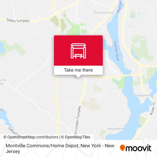 Mapa de Montville Commons/Home Depot
