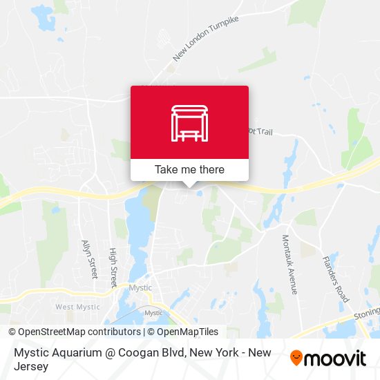 Mystic Aquarium @ Coogan Blvd map