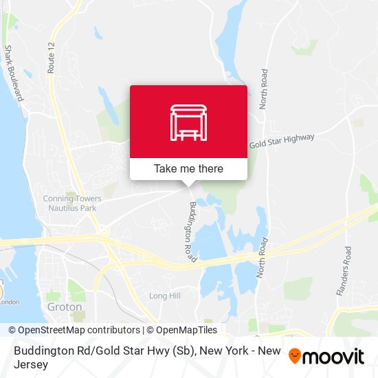 Buddington Rd / Gold Star Hwy (Sb) map