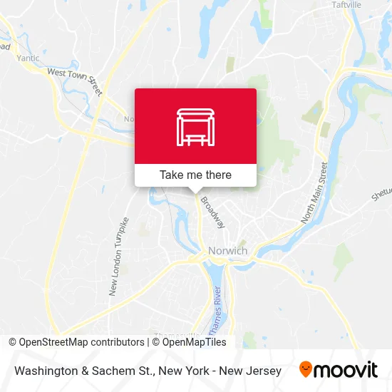 Washington & Sachem St. map