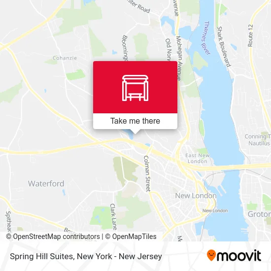 Spring Hill Suites map