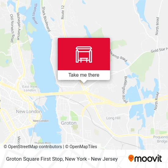 Groton Square First Stop map
