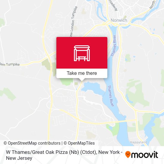 W Thames / Great Oak Pizza (Nb) (Ctdot) map