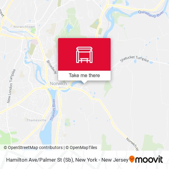 Mapa de Hamilton Ave/Palmer St (Sb)