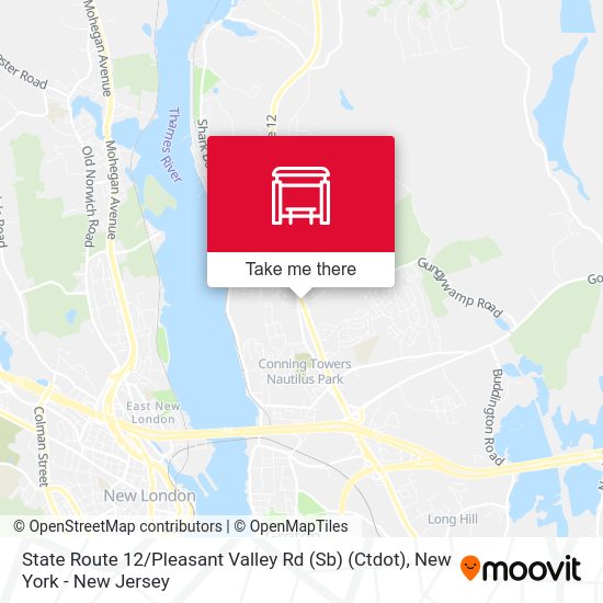 Mapa de State Route 12 / Pleasant Valley Rd (Sb) (Ctdot)