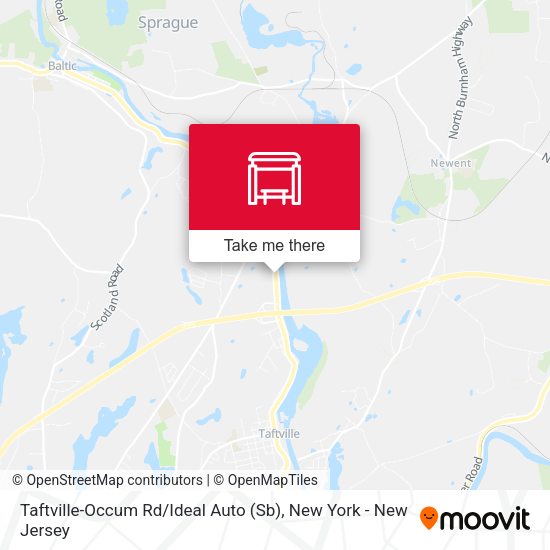 Mapa de Taftville-Occum Rd / Ideal Auto (Sb)