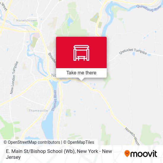 Mapa de E. Main St/Bishop School (Wb)