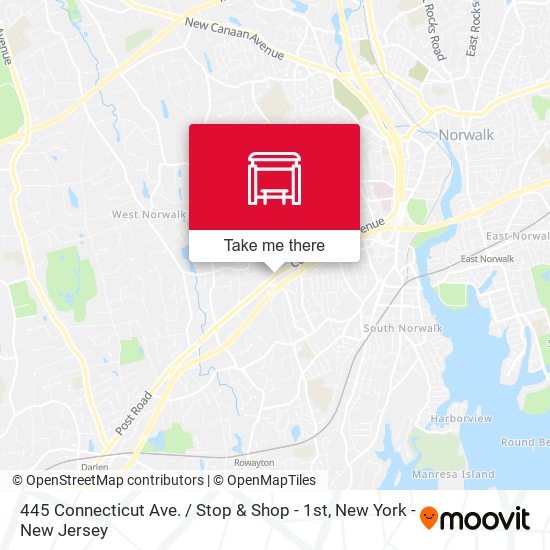 Mapa de 445 Connecticut Ave. / Stop & Shop - 1st