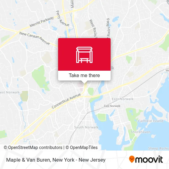 Maple & Van Buren map