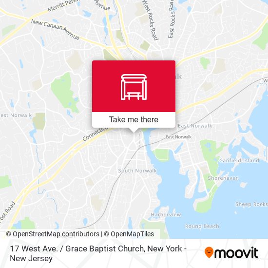 17 West Ave. / Grace Baptist Church map