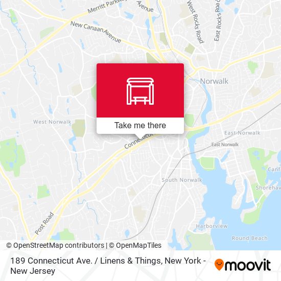 189 Connecticut Ave. / Linens & Things map