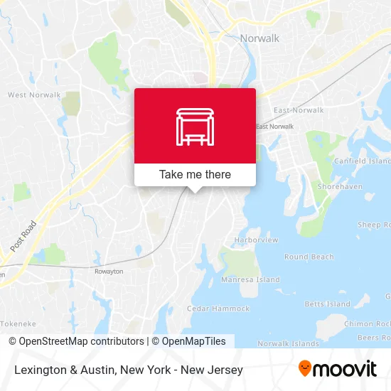 Lexington & Austin map