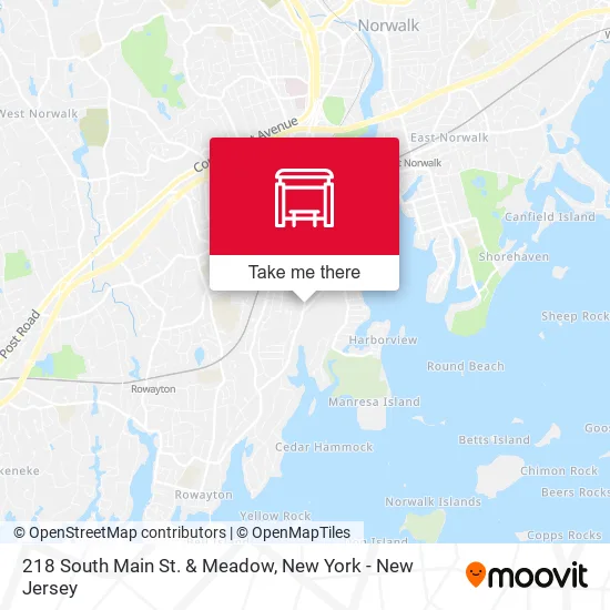 218 South Main St. & Meadow map