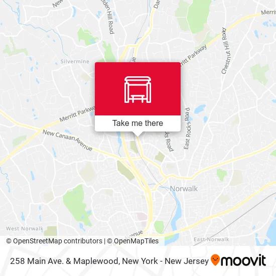 258 Main Ave. & Maplewood map