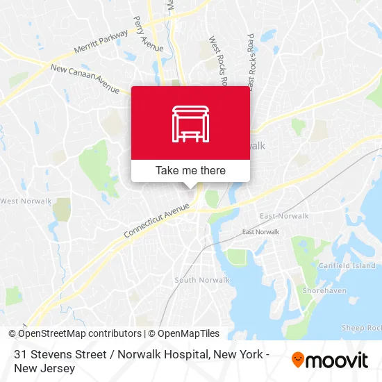 31 Stevens Street / Norwalk Hospital map