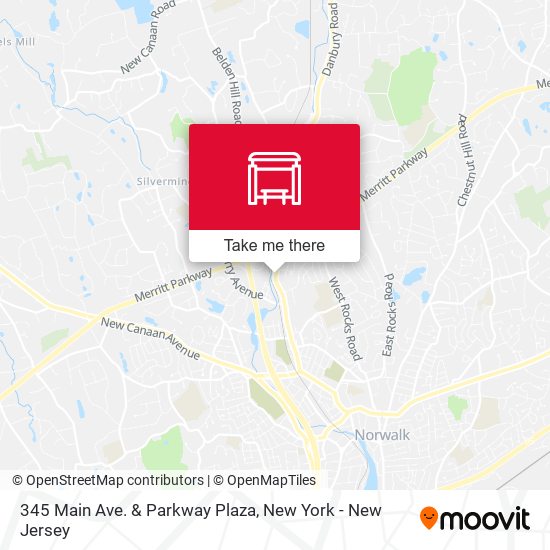 Mapa de 345 Main Ave. & Parkway Plaza