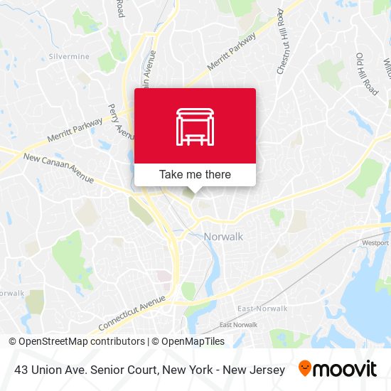 43 Union Ave. Senior Court map
