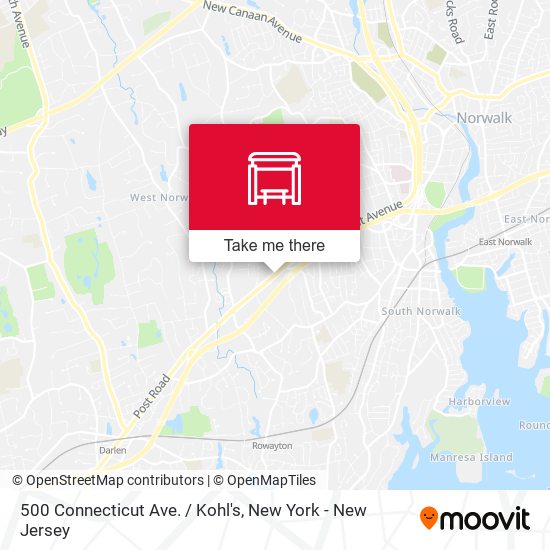 500 Connecticut Ave. / Kohl's map