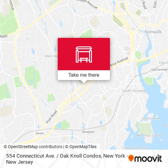 554 Connecticut Ave. / Oak Knoll Condos map