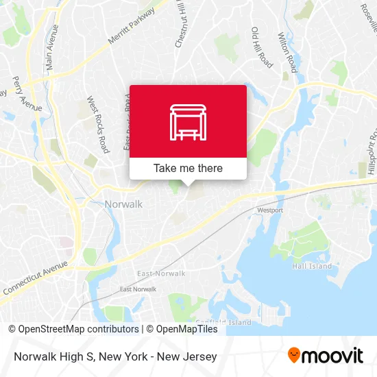 Norwalk High S map