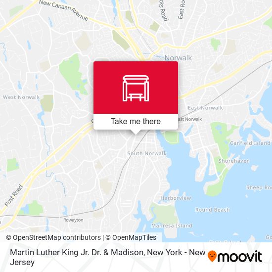 Martin Luther King Jr. Dr. & Madison map