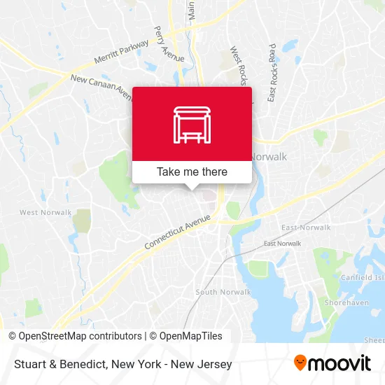 Stuart & Benedict map