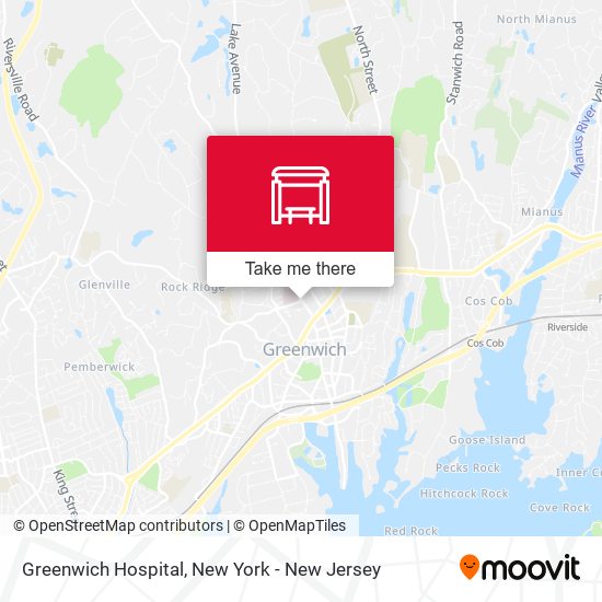 Greenwich Hospital map